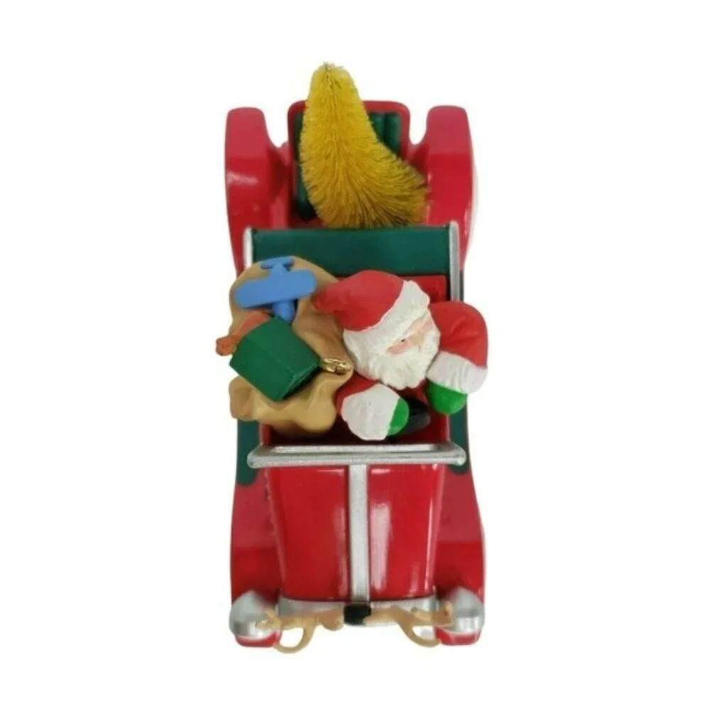 Hallmark 1991‎ Here Comes Santa 13th Antique Car Ornament Model A Auto Vintage